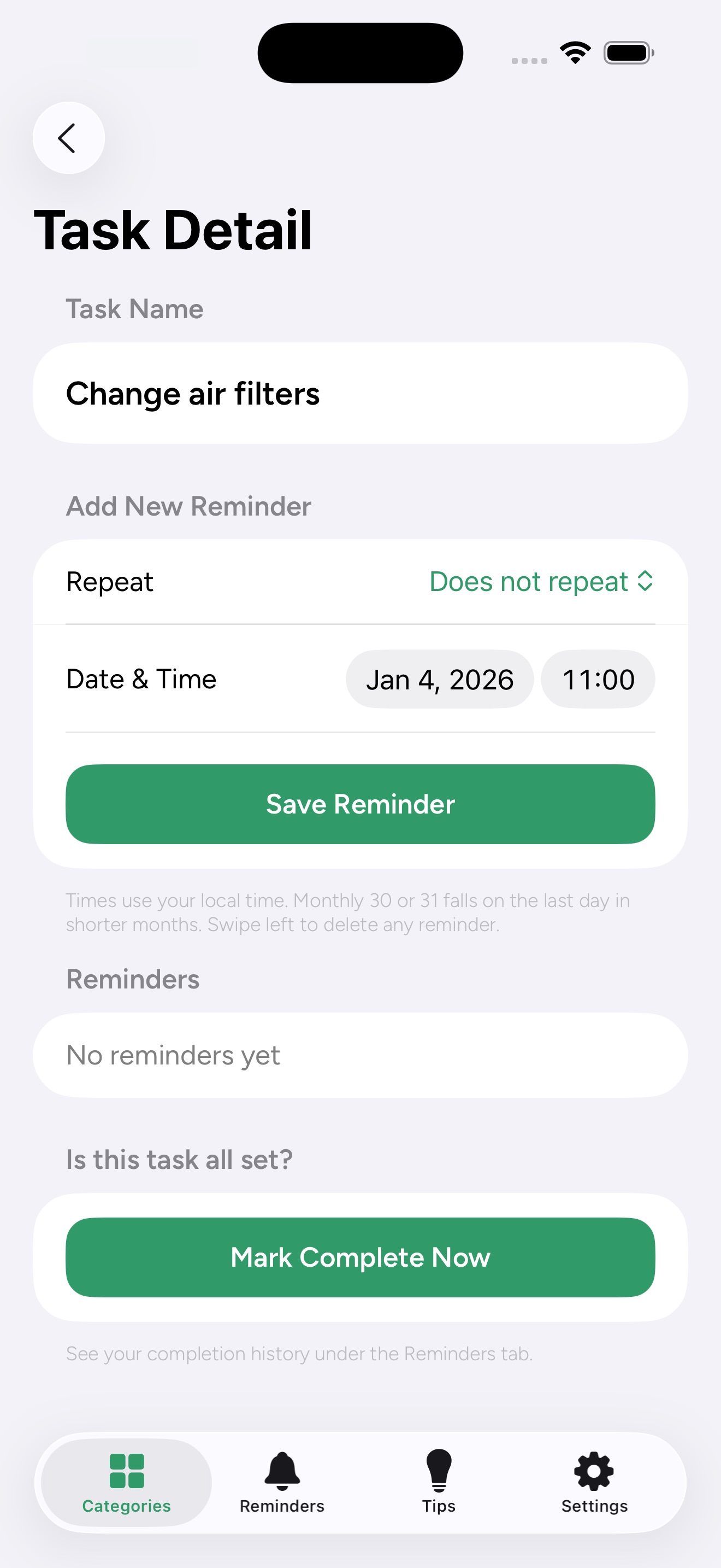 Task Details