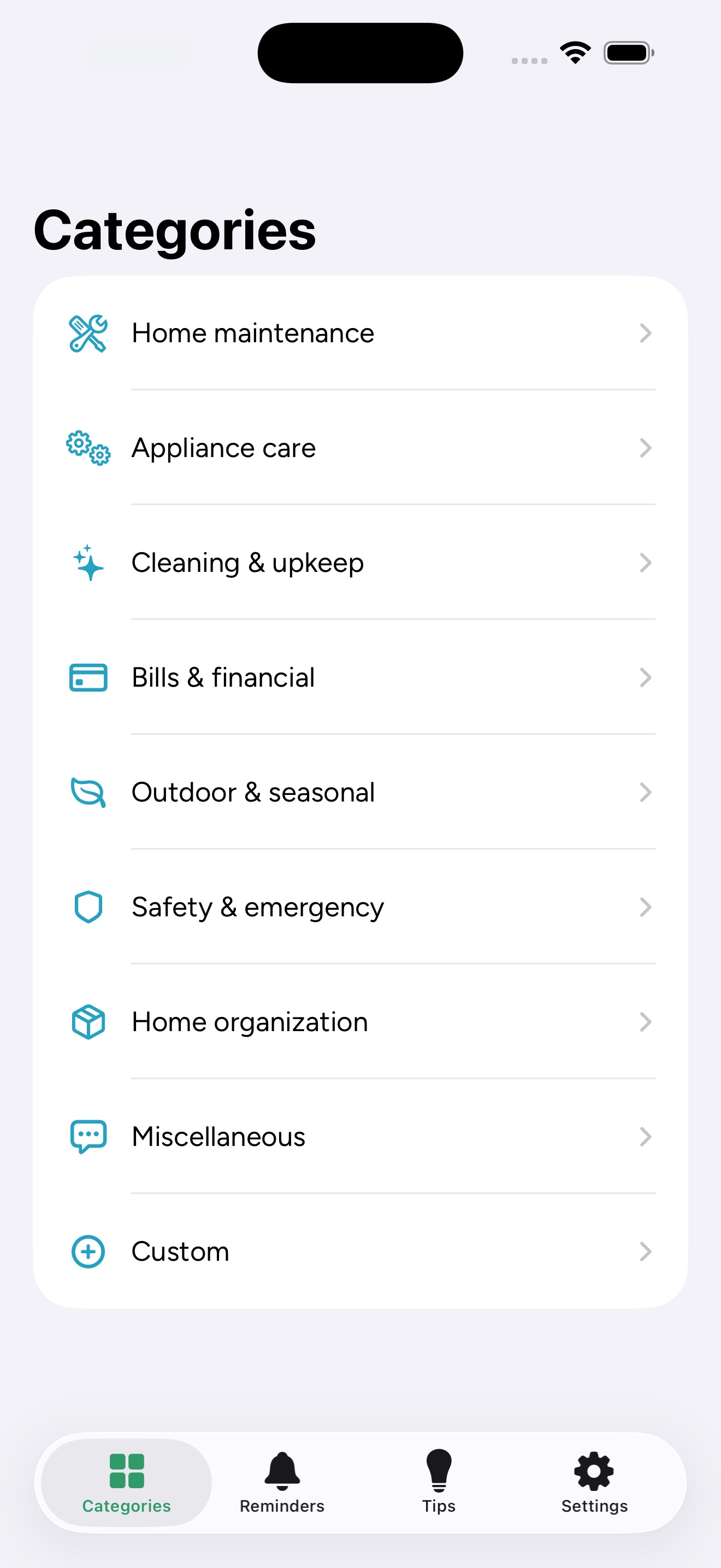Task Categories